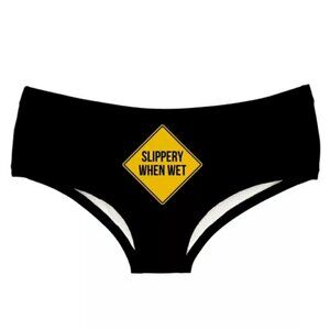 Novelty Street Sign Print Short Shorts